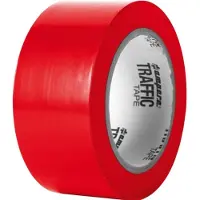 Ampere Traffic vloertape Standard - rood | 5 cm breed