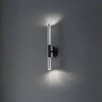 Sigma Wandlamp Sopel Lux, dimbaar, alu / grijs / zink, Woon-/ Eetkamer, metaal, Modern, wandlamp