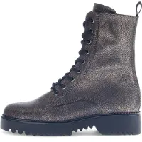Gabor Dames Laarzen - Comfort Optifit veterboot - Uitneembaar voetbed - Brons