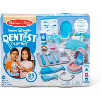 Melissa & Doug Super Smile Dentist Play Set Educational Toy Blauw Kinderen