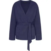 Triumph Badjas kort ' Cozy Comfort Robe Top Quilted ' blauw