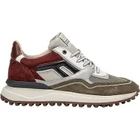 Floris van Bommel Sneakers laag 'Noppi 29' navy / kaki / donkerrood / zilver
