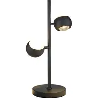 TRIO Musterring Cannon Tafellamp – Mat zwart, LED, Sensor Dimmer