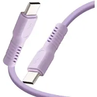Forever , USB-C naar USB-C Oplaadkabel 60W - 3A Data & Opladen - 1.8m, Paars