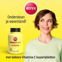 Roter 2x Vitamine C Hooggedoseerd 500mg Citroen 50 Kauwtabletten