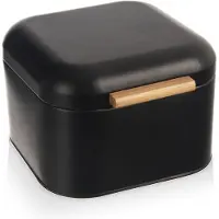 Orion Broodtrommel Metaal Zwart BLACK 21,5x20x14,5 cm - Doos - Box