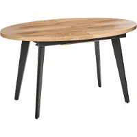 Beliani DUTTON - Uitschuifbare eettafel - Bruin - MDF