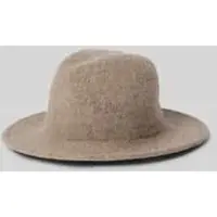 Loevenich Hoed van wolmix met labeldetail model 'Fedora'