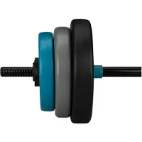Avento Halter Pump Set - Verstelbaar - 20 kg - Zwart/Blauw