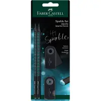 Faber-Castell Potloodset - Sparkle - 4 Onderdelen - Black Editie - - OneSize - Potloden