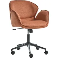 Beliani BELMAR - Bureaustoel - Oranje - Polyester