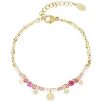 Yehwang armband roze bedels