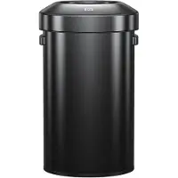 EKO - Urban Bin 60 liter - Stainless Steel - Schwarz