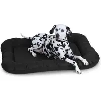 Knuffelwuff waterbestendig hondenbed voor binnen en buiten Lucky XXL 118 x 85cm zwart