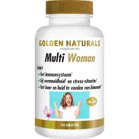 Golden naturals Multi Woman (120 vegetarische tabletten)
