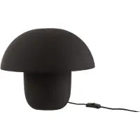 J-Line tafellamp - ijzer - zwart - medium