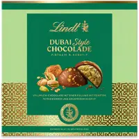 Lindt DUBAI STYLE Chocolade Pralines Pistache 90 gram - Melkchocolade, Kadayif, Pistache noten - Premium Dubai Style chocolade - Vaderdag Cadeau