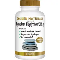 Golden naturals Magnesium Bisglycinaat 300mg (360 veganistische tabletten)