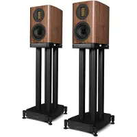 Wharfedale EVO 5.1 Boekenplank Speakers met stands - Hifi Stereo Set - Passieve Speaker - 2-Weg Luidsprekers - Walnoot
