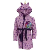 Unicorn Academy Badjas - Maat 122/128 - Polyester - Paars