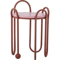 Bloomingville Whimsica bijzettafel Ø30,5 cm Rood
