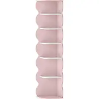 En.casa Kinderschoenenrek Vestnes 108x27x27 cm roze en wit []