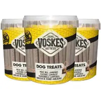 Voskes 3x Hondensnacks Emmer Vleesrol Lam - Rijst 600 gr