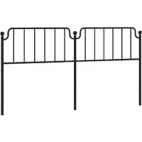 Super Merchant Vervangend hoofdbord 193 cm metaal zwart