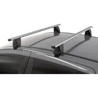 Menabo Dakdragers geschikt voor Seat Cordoba (6K) 1993-2002 4-deurs sedan Delta zilver
