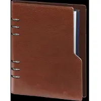 Kalpa 1016-02 Compact hervulbare A5 6 Ringband Organizer Hazelnoot bruin 1 week per 2 paginas 2026-2027-2028
