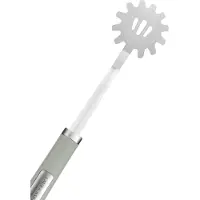 Laura Ashley - Roestvrij staal Spaghettiservierlepel met Soft Touch handgreep - Salieblad Ontwer - By Pandeford