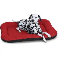Knuffelwuff waterbestendig hondenbed voor binnen en buiten Lucky oversized XXXL 140 x 105cm rood