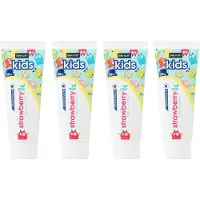Sence Tandpasta Kids Aardbei - 4 x 75 ml