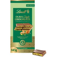 Lindt DUBAI STYLE Chocoladereep Pistache 145 gram - Melkchocolade, Kadayif, Pistache noten - Premium Dubai Style chocolade
