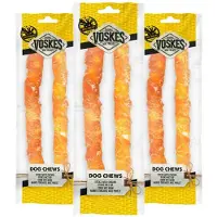 Voskes 3x Hondensnack Stick Met Kip 25 cm 2 stuks