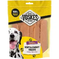 Voskes 15x Hondensnack Kipfilet Dry 400 gr