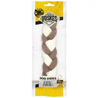Voskes 10x Hondensnack Twist Duo Run Wit - Bruin M