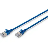 Digitus DK-1632-A-003S-B Patchkabel CAT 6A F/FTP Slim 0,30m blau