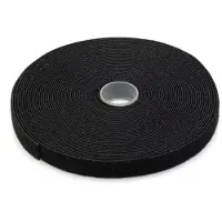 Microconnect Velcro Tape 15mm, 10m, Black