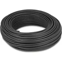 DeLOCK Network Cable Roll Cat.6A U/FTP 500 MHz Slim flexible halogen-free 50 m black