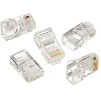Gembird RJ45 connector Cat5e | UTP (Voor stugge kern, 100 stuks)