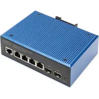 Digitus Switch Ethernet - - 4+2 Poorten - Beheerd L2 - 4 x GE RJ45 - 2 SFP Poort