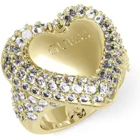 GUESS Beloved Pave Heart Ring