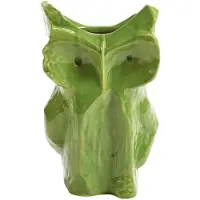 Serax Vaas Owl L After Midnight Green 19,5 x 19,5 x 30 cm