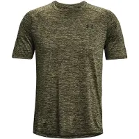 Under Armour Functioneel shirt 'Tech 2.0' groen gemêleerd / zwart