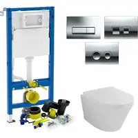 Wiesbaden Geberit UP100 set12 Vesta 52 cm met Delta Drukplaat