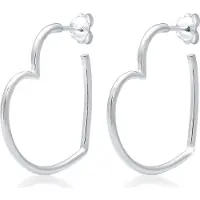 Elli Oorbellen 'Herz' zilver