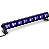 Beamz BUVW83 LED BAR met 8 UV / warm white LED's - 30W