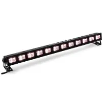 Beamz BUVW123 LED BAR met 12 UV / warm white LED's - 40W