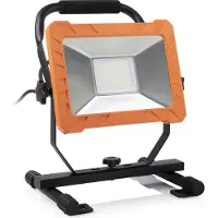 Smartwares FCL-76004, 50 W, LED, 1,9 kg, IP65, Zwart, Oranje, Vloerlamp voor werkplek